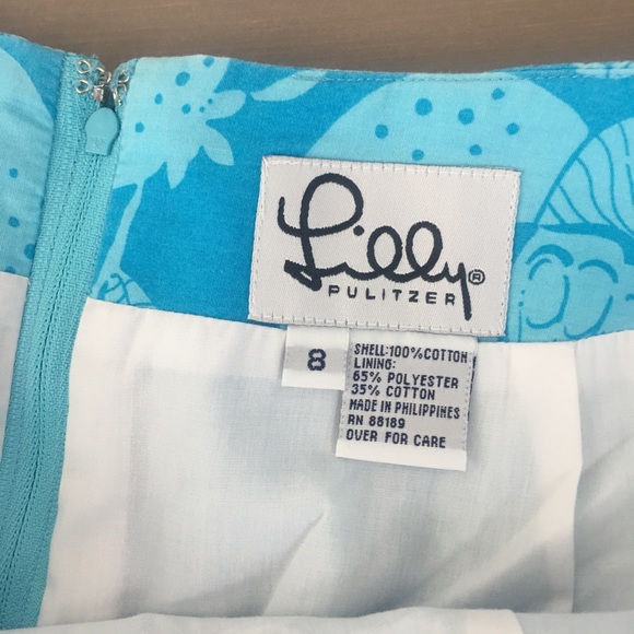 [SOLD] Vintage Lilly Pulitzer Butterfly Skirt - Picture 6 of 7